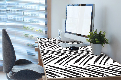 Full desk mat Herringbone pattern