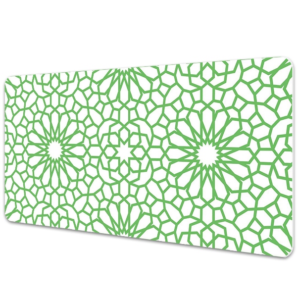 Desk mat oriental flowers