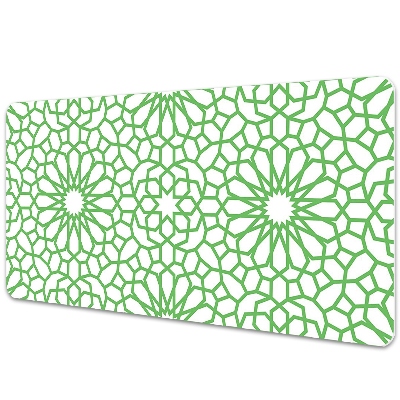 Desk mat oriental flowers