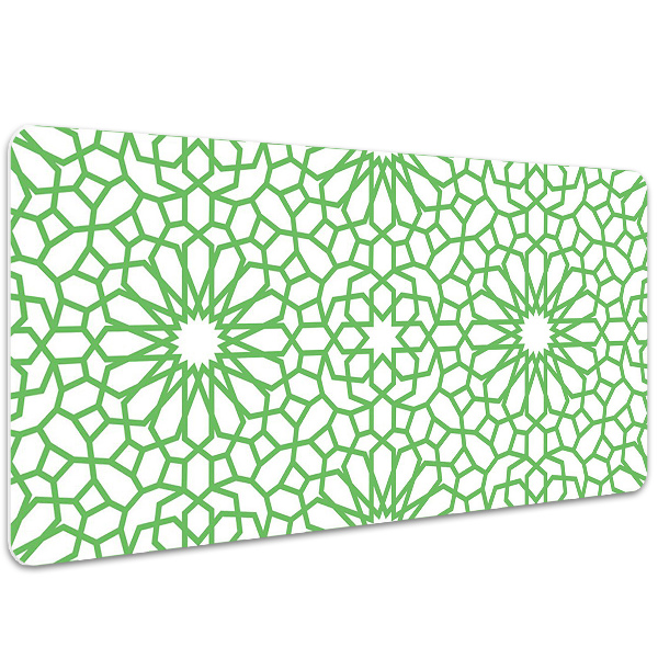 Desk mat oriental flowers