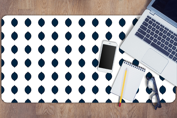 Large desk mat for children lemons
