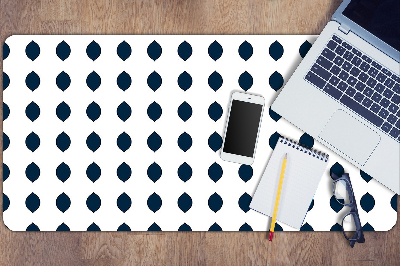 Large desk mat for children lemons