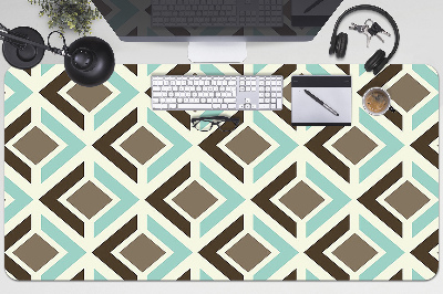 Large desk mat for children retro pattern