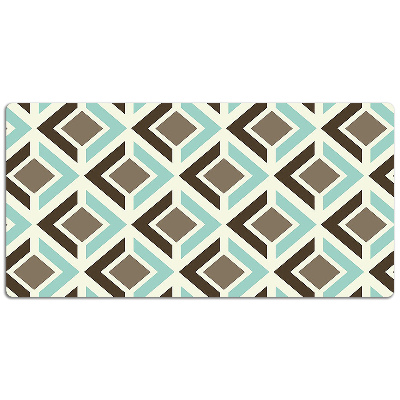 Large desk mat for children retro pattern