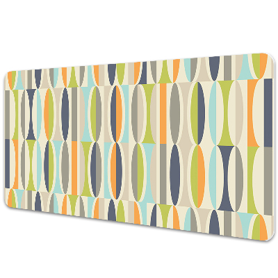 Large desk mat for children retro pattern