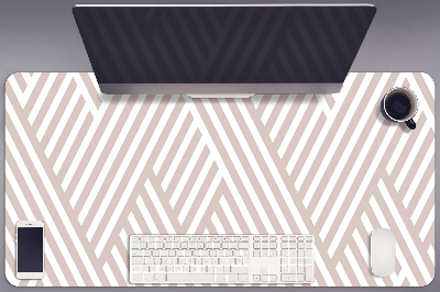 Desk mat Broken lines pattern