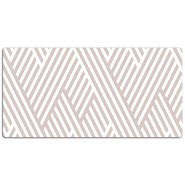 Desk mat Broken lines pattern