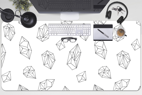 Desk mat solids space