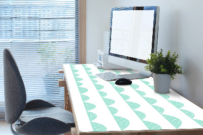 Desk pad green hills