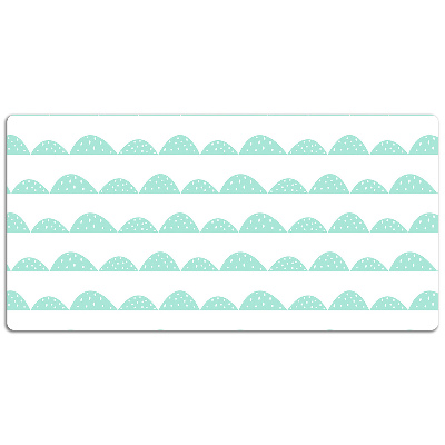 Desk pad green hills