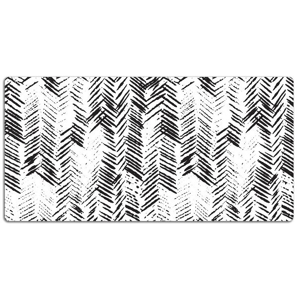 Full desk protector Dashes herringbone