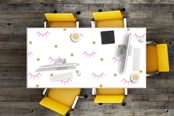 Full desk protector Dots and eyelids