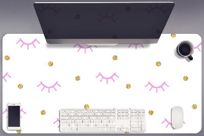 Full desk protector Dots and eyelids