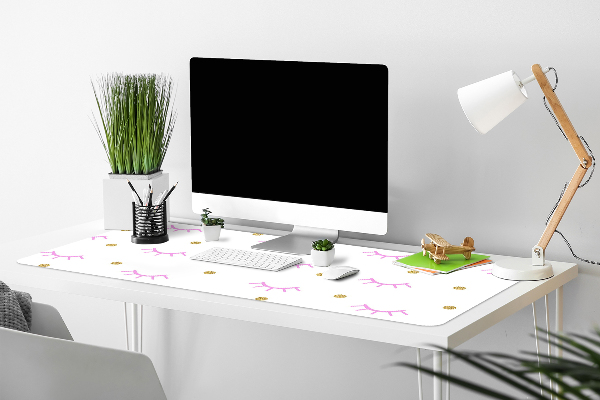 Full desk protector Dots and eyelids