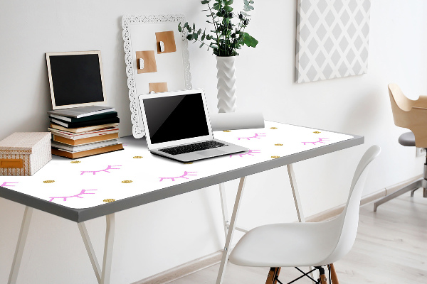 Full desk protector Dots and eyelids