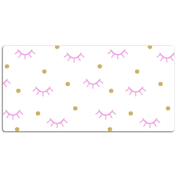 Full desk protector Dots and eyelids