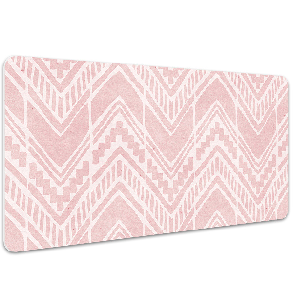 Large desk pad PVC protector Aztec pattern
