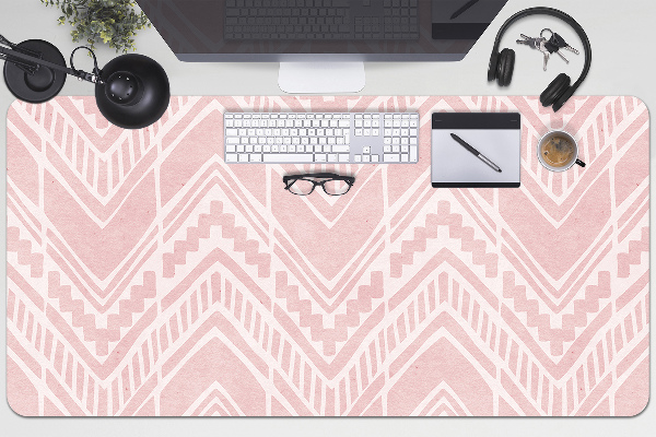 Large desk pad PVC protector Aztec pattern