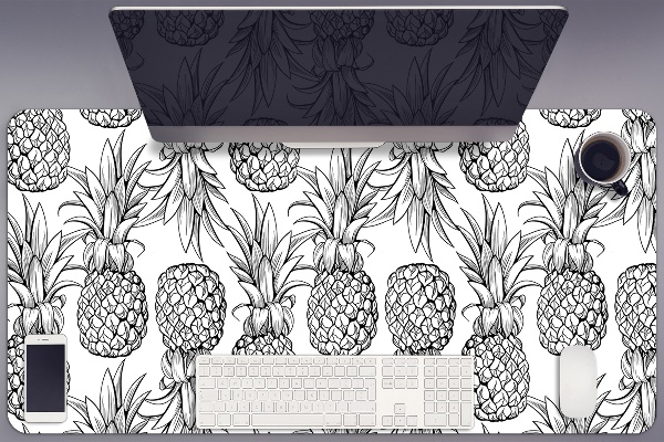 Large desk mat for children pineapples