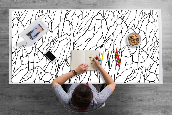 Large desk mat for children sketch top