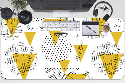 Desk pad Circles and triangles