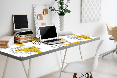 Desk pad Circles and triangles