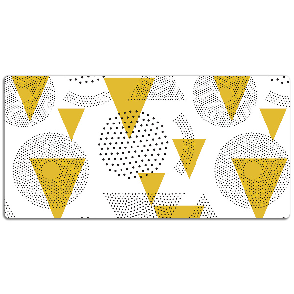 Desk pad Circles and triangles
