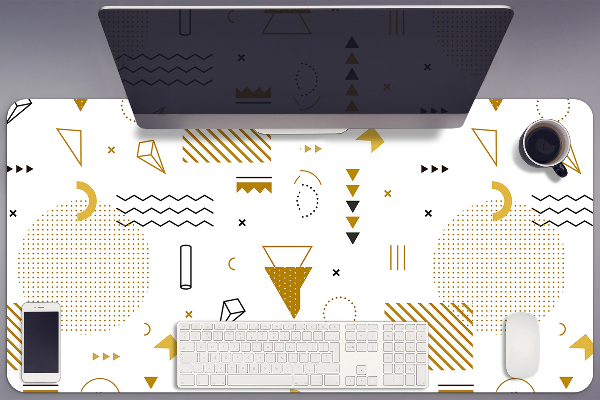 Large desk mat for children world figures