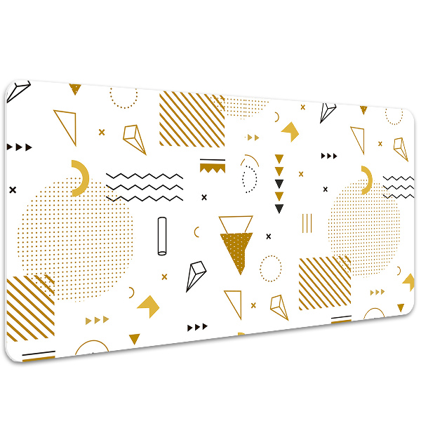 Large desk mat for children world figures