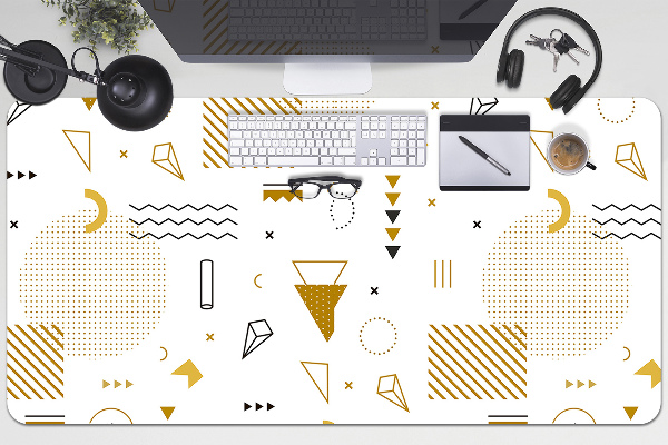 Large desk mat for children world figures