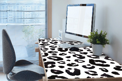 Large desk mat table protector hoof prints