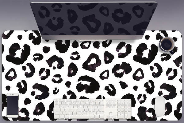 Large desk mat table protector hoof prints