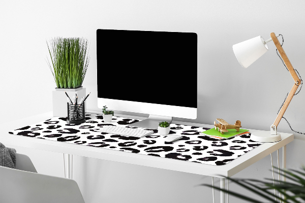 Large desk mat table protector hoof prints
