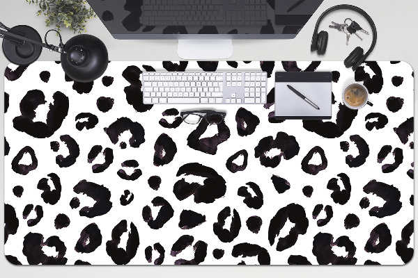 Large desk mat table protector hoof prints