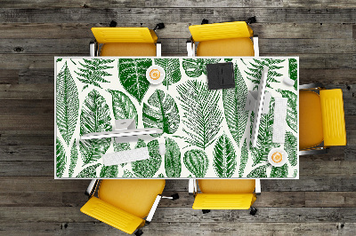 Full desk mat palm leaves