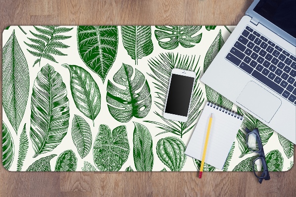 Full desk mat palm leaves