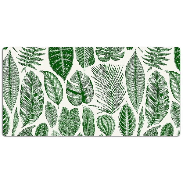Full desk mat palm leaves