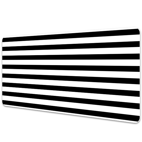 Large desk mat table protector horizontal lines