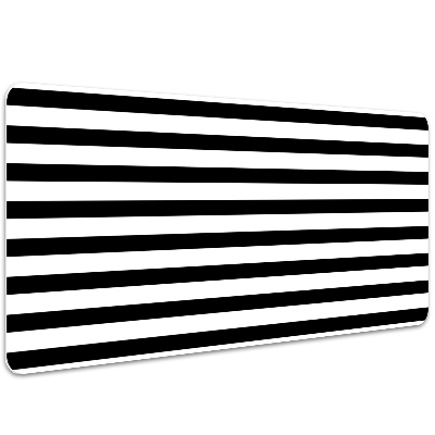 Large desk mat table protector horizontal lines