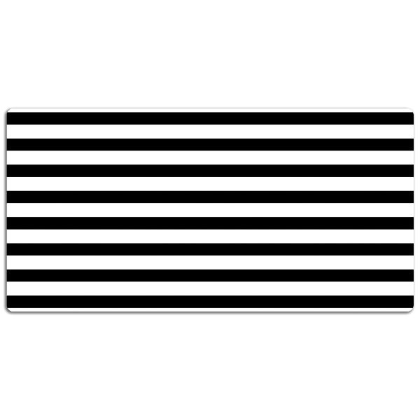 Large desk mat table protector horizontal lines