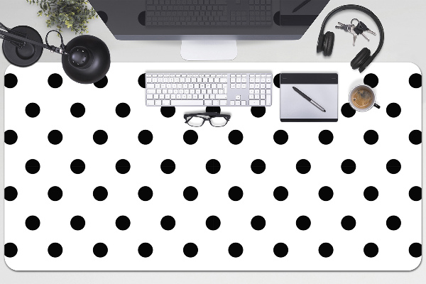 Large desk mat for children dots