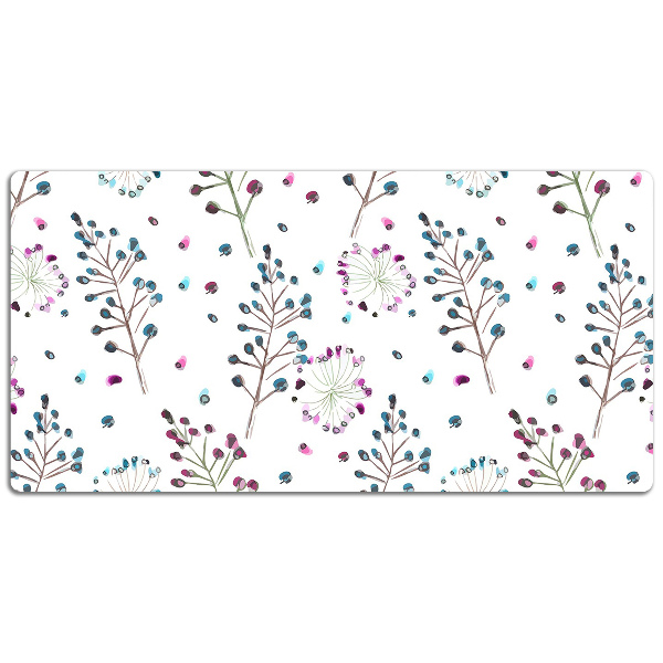 Full desk mat floral theme