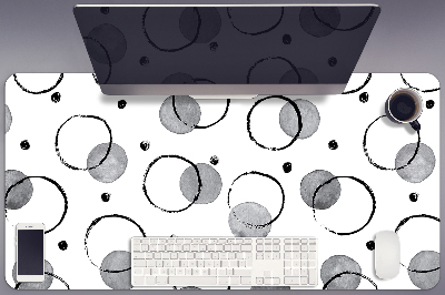 Full desk pad inkjet circles