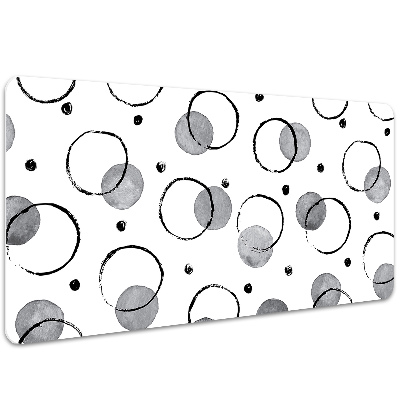 Full desk pad inkjet circles