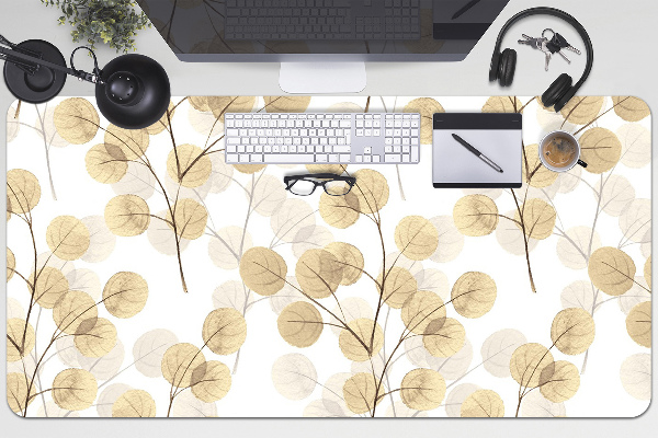 Full desk protector Twigs with leaves