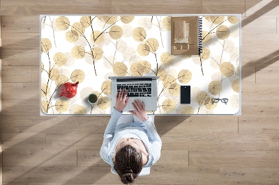 Full desk protector Twigs with leaves