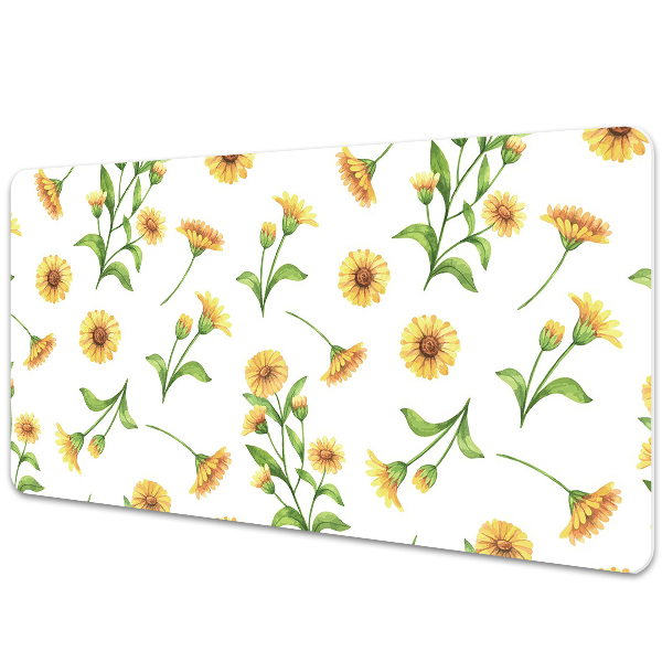 Large desk mat for children Sunflowers