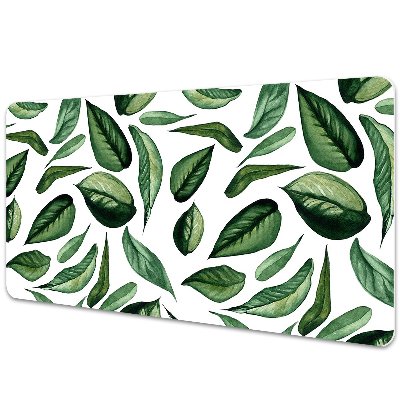 Full desk mat Green leaves