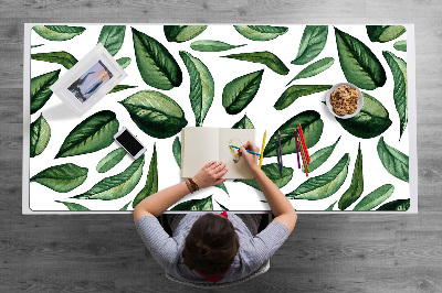 Full desk mat Green leaves