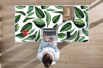 Full desk mat Green leaves